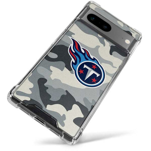 NFL Tennessee Titans Camo Google Pixel 8 Clear Case